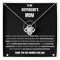 My Boyfriend's Mom Love Knot Pendant Necklace