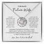 To My Beautiful Future Wife Love Knot Necklace
