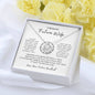 To My Beautiful Future Wife Love Knot Necklace
