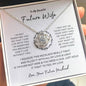 To My Beautiful Future Wife Love Knot Necklace