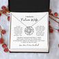 To My Beautiful Future Wife Love Knot Necklace