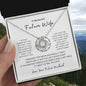 To My Beautiful Future Wife Love Knot Necklace