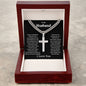 To My Husband Cuban Link with Cross