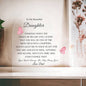 To My Beautiful Daughter, You Will Always Be My Baby Girl Love, Dad