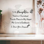 To My Daughter My Love is Endlessly