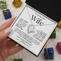 To My Beautiful Wife -WB-Forever Love Pendant