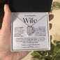 To My Beautiful Wife -WB-Forever Love Pendant