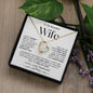 To My Beautiful Wife -WB-Forever Love Pendant