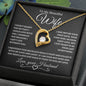 Gift For Wife "I Can't Live Without You! Forever Love Necklace