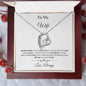 To My Wife Forever Love Necklace