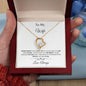 To My Wife Forever Love Necklace