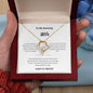 To My Amazing Wife Forever love necklace