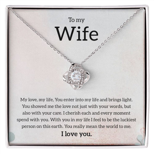 My Wife | You complete me - Love Knot Necklace