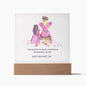 I Am Blessed To Have A Mother Square Acrylic Plaque