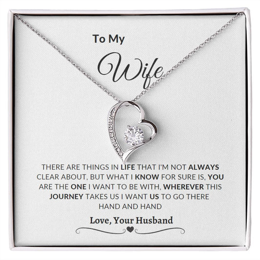 My Wife Forever Love Knot Pendant Necklace