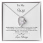 To My Wife Forever Love Necklace