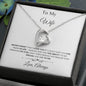 To My Wife Forever Love Necklace