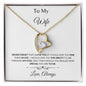 To My Wife Forever Love Necklace