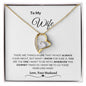 My Wife Forever Love Knot Pendant Necklace