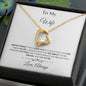 To My Wife Forever Love Necklace