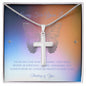 Sorry For Your Loss Stainless Steel Cross/MC