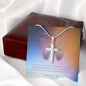 Sorry For Your Loss Stainless Steel Cross/MC