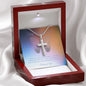 Sorry For Your Loss Stainless Steel Cross/MC
