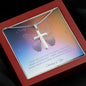 Sorry For Your Loss Stainless Steel Cross/MC