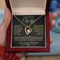 To My Beautiful Wife-BG Forever Love Pendant