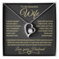 To My Beautiful Wife-BG Forever Love Pendant
