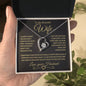 To My Beautiful Wife-BG Forever Love Pendant
