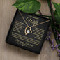 To My Beautiful Wife-BG Forever Love Pendant
