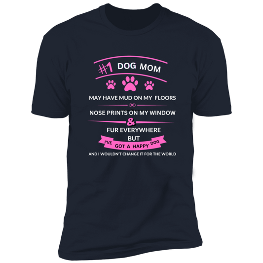 #1 Dog Mom T-shirt