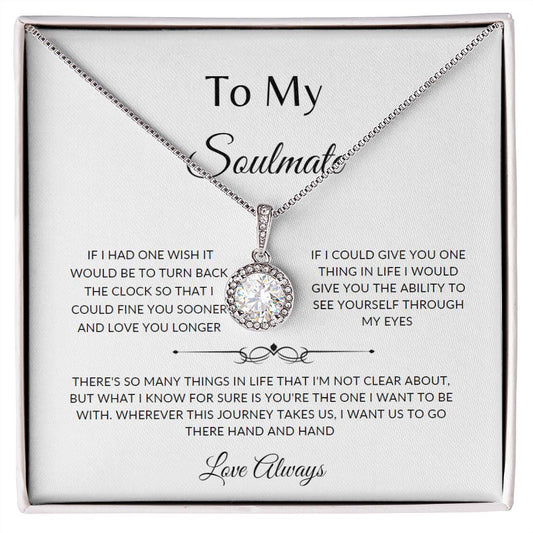 To My Soulmate Eternal Hope Necklace