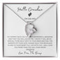 Hello Grandma Forever Love Pendant Necklace