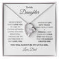 My Daughter Forever Love necklace pendant